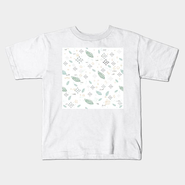 Leaf Kids T-Shirt by Kristina Stellar Scandinavian Land